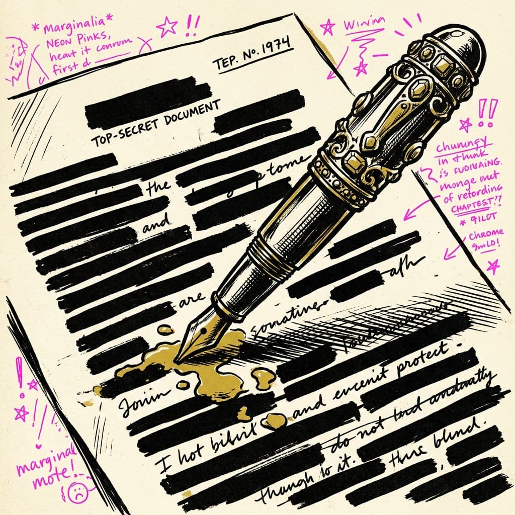 The Forgery Department (Jeweled Fountain Pen)